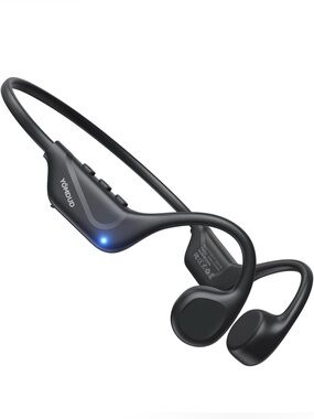 NIB Yomdud Bone Conduction Open Ear Headphones,Mic,10H Play,Sports,Bluetooth